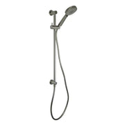 Millennium Finesa Top Inlet Rail Shower, Brushed Nickel