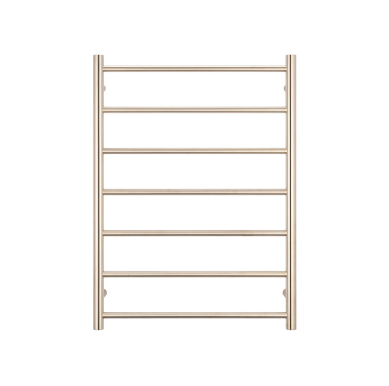 Radiant Heated Round Ladder 600 x 800mm WARM Brushed Nickel, WBN-RTR01