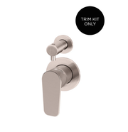 Meir Round Diverter Mixer Paddle Handle Finish Kit, Champagne