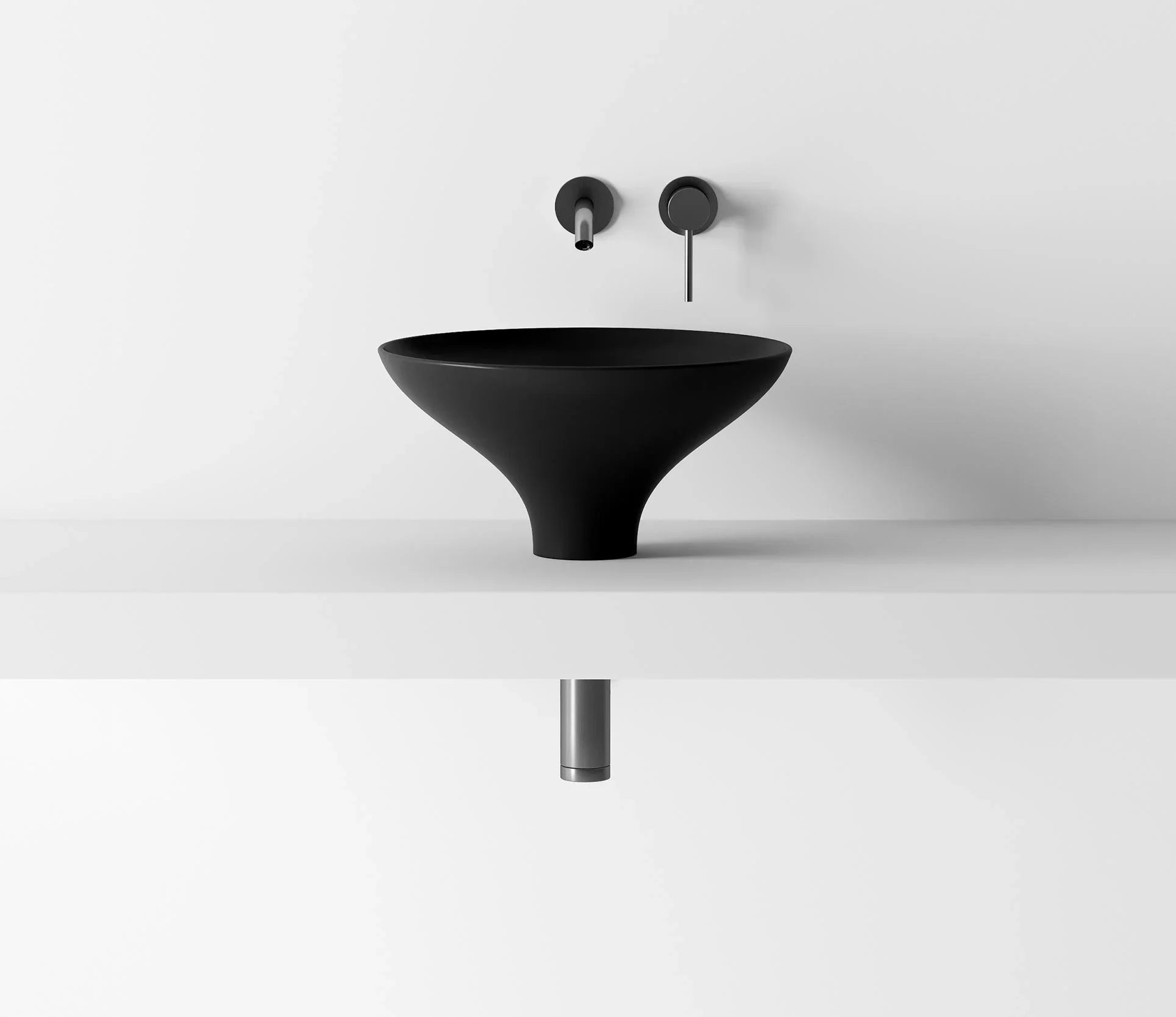 Studio Bagno Equilibrium 2 Bench Basin - Matte White