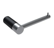 Millennium Finesa Toilet Roll Holder, Chrome & Matte Black