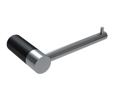 Millennium Finesa Toilet Roll Holder, Chrome & Matte Black