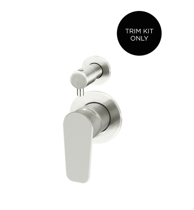 Meir Round Diverter Mixer Paddle Handle Finish Kit, Brushed Nickel