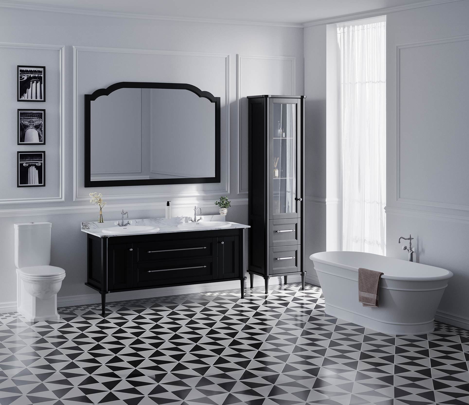 Studio Bagno Impero - Satin Chrome