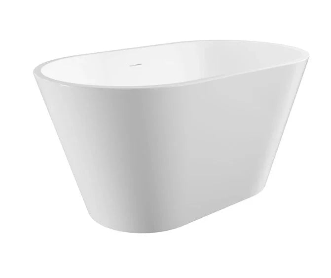 Fienza Austin 1200/1300/1400/1500/1700 Freestanding Acrylic Bath with Overflow - Ideal Bathroom CentreFR71 - 1200 - OF1200mm