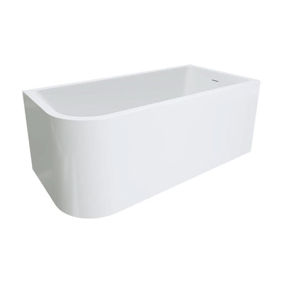Fienza Hustle Left-Hand Multi-Fit Acrylic Bath with Overflow, 1500mm