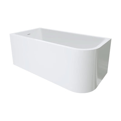 Fienza Hustle Right-Hand Multi-Fit Acrylic Bath with Overflow, 1500mm