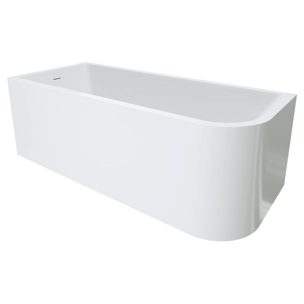 Fienza Hustle Right-Hand Multi-Fit Acrylic Bath with Overflow, 1700mm | FR28-1700R-OF
