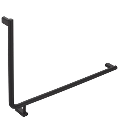 Fienza 90° Care Slimline Right-Hand Grab Rail, Matte Black