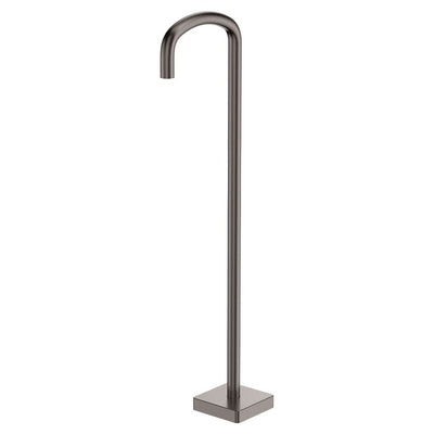 Fienza Tono Floor Mounted Bath Outlet, Gun Metal