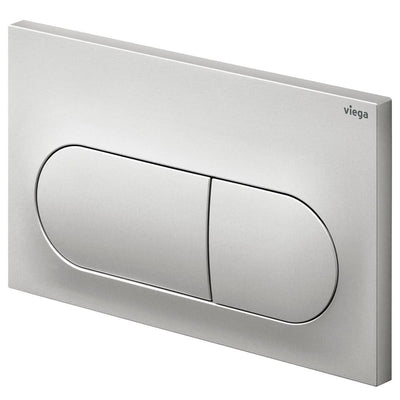 Fienza Viega Visign Life6 Pill Button Flush Plate, Matte Chrome