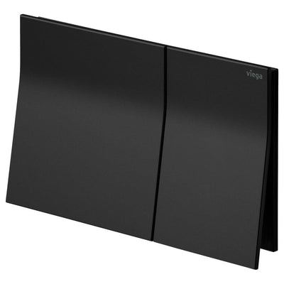 Fienza Viega Visign More 200 Angled Flush Plate, Matte Black Metal