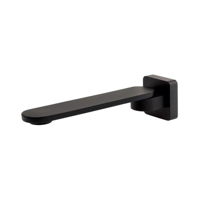 Fienza Empire Slim Swivel Bath Outlet, Matte Black