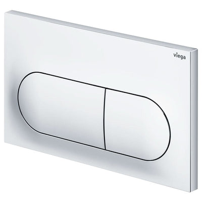 Fienza Viega Visign Life6 Pill Button Flush Plate, Chrome