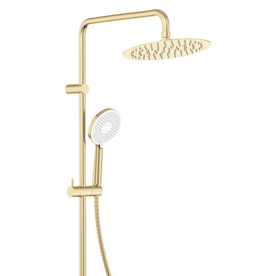 Fienza Kaya Retrofit Twin Shower, Urban Brass