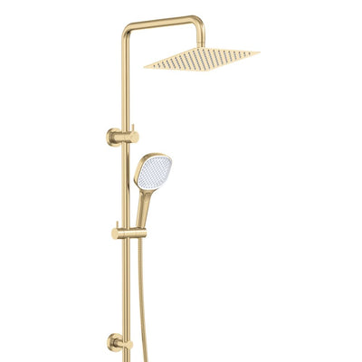 Fienza Koko Twin Shower, Urban Brass