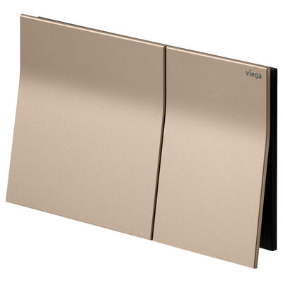 Fienza Viega Visign More 200 Angled Flush Plate, Matte Copper Metal