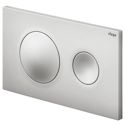 Fienza Viega Visign Style20 Round Button Flush Plate, Matte Chrome