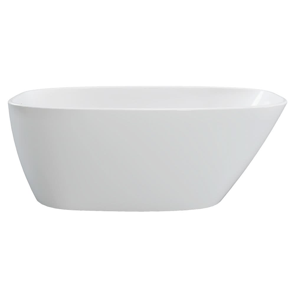 Athenia Freestanding Acrylic Bath with Overflow, 1700mm