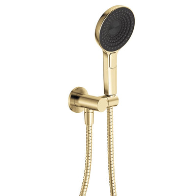 Fienza Kuro Hand Shower, Round Plate, Round Head, Urban Brass