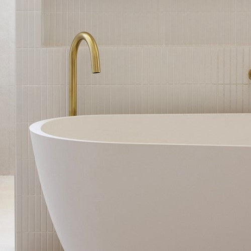 ADP Day Dream 1700 Freestanding Bath Matte White