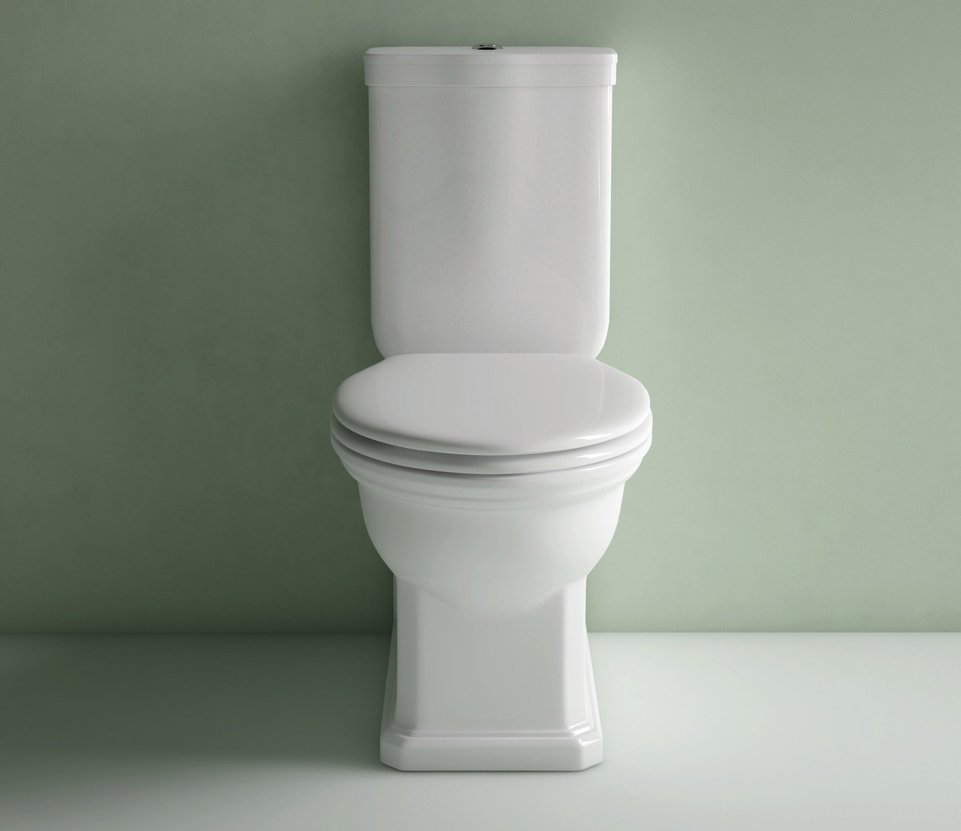 Studio Bagno Impero Back to Wall Suite Bottom Inlet - Complete, Gloss White