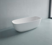 Studio Bagno Lust Freestanding Bath - Satin White, Semi Gloss White
