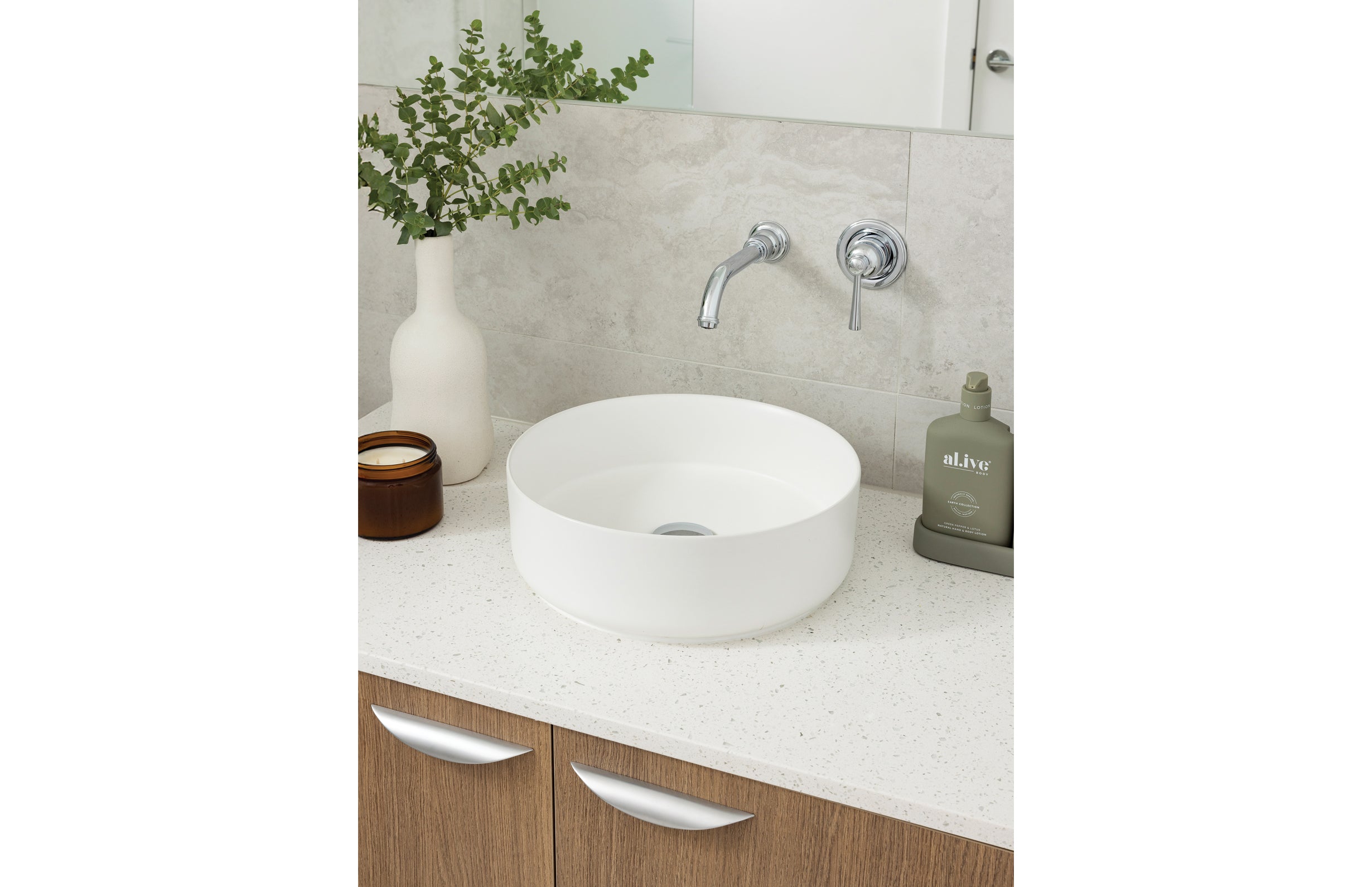 Phoenix Cromford SwitchMix Wall Basin / Bath Mixer Set 200mm (Complete Kit) – Lead Free