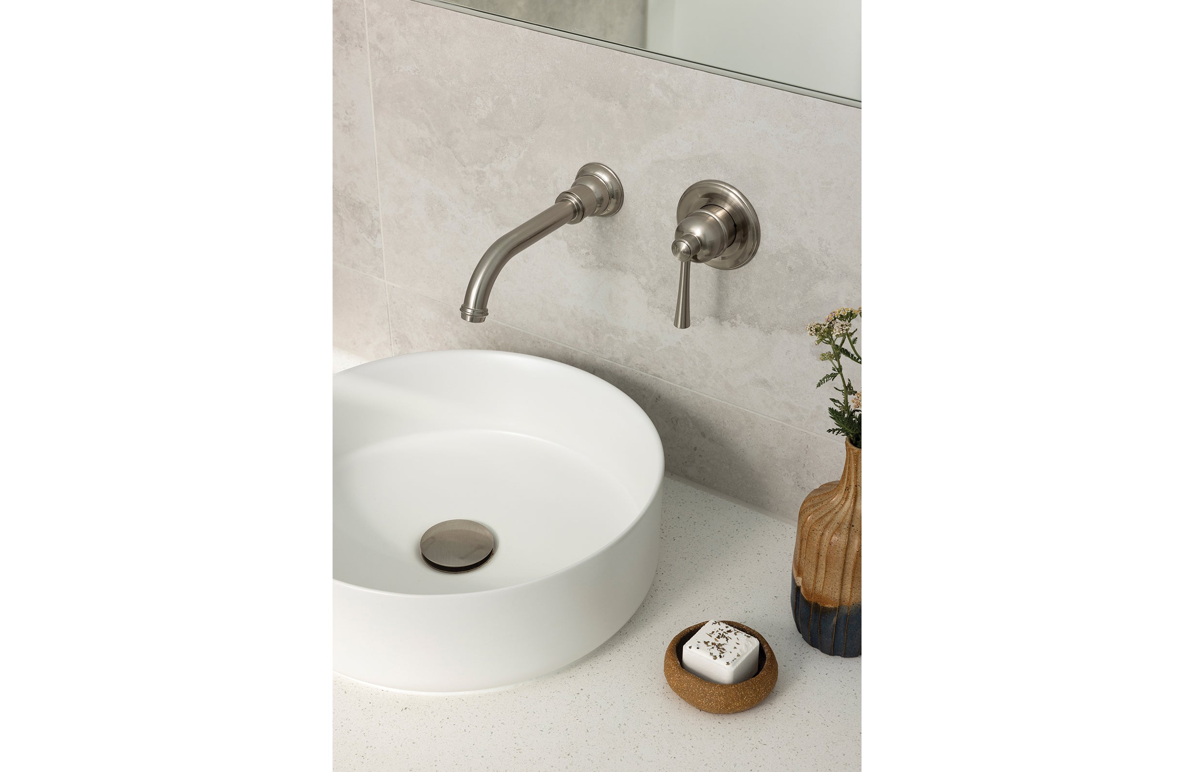 Phoenix Cromford SwitchMix Wall Basin / Bath Mixer Set 200mm (Complete Kit) – Lead Free