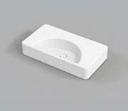 Studio Bagno Lunaris 81 Bench/Wall Basin NTH, Gloss White