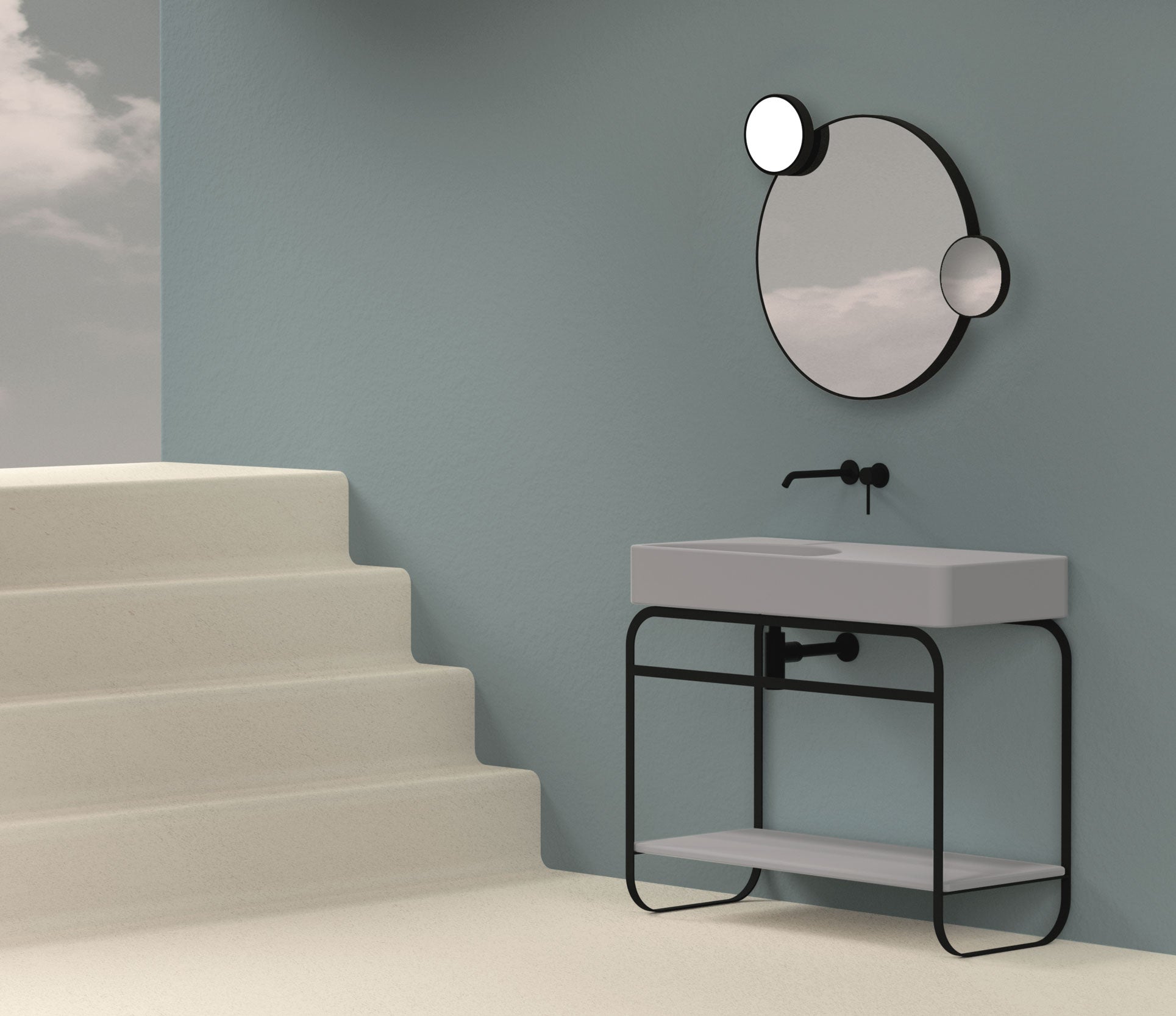 Studio Bagno Lunaris Mirror - Matte White
