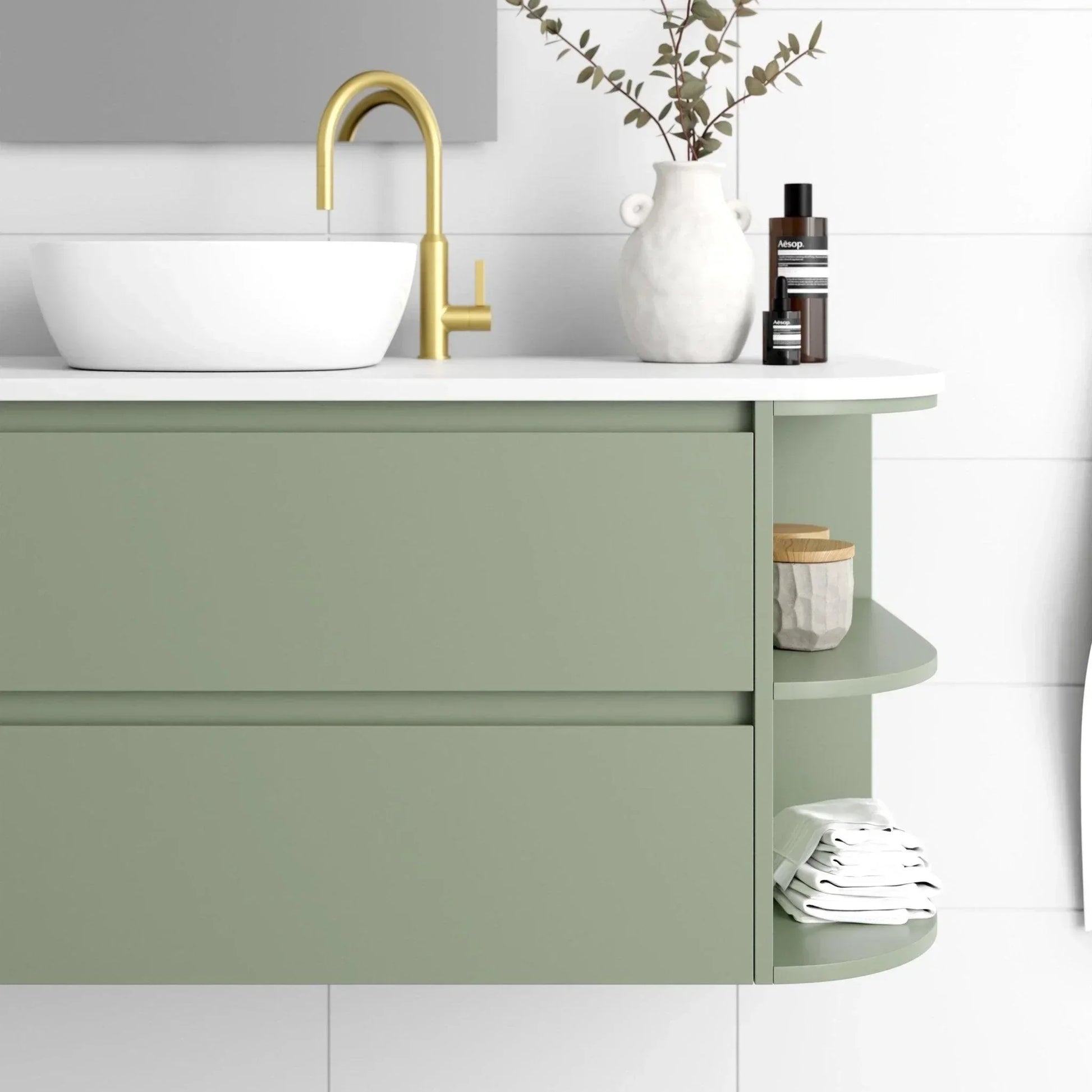 Marquis Avion Wall Hung Vanity - Ideal Bathroom CentreAvion 1 - RHS750mmRight Hand Shelf