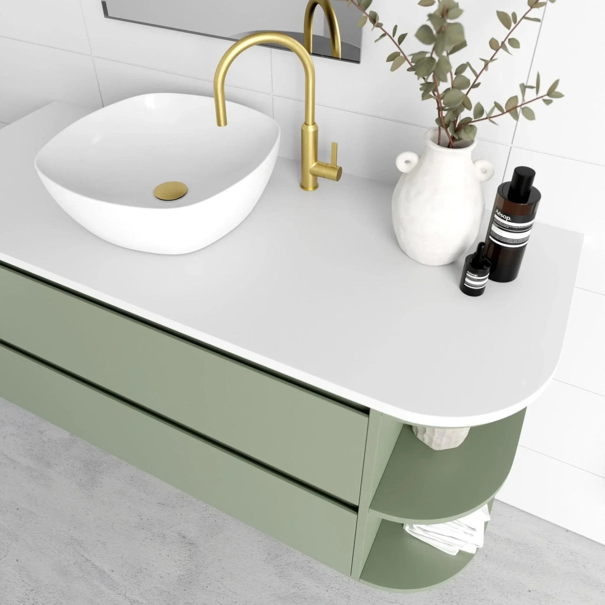 Marquis Avion Wall Hung Vanity - Ideal Bathroom CentreAvion 1 - RHS750mmRight Hand Shelf