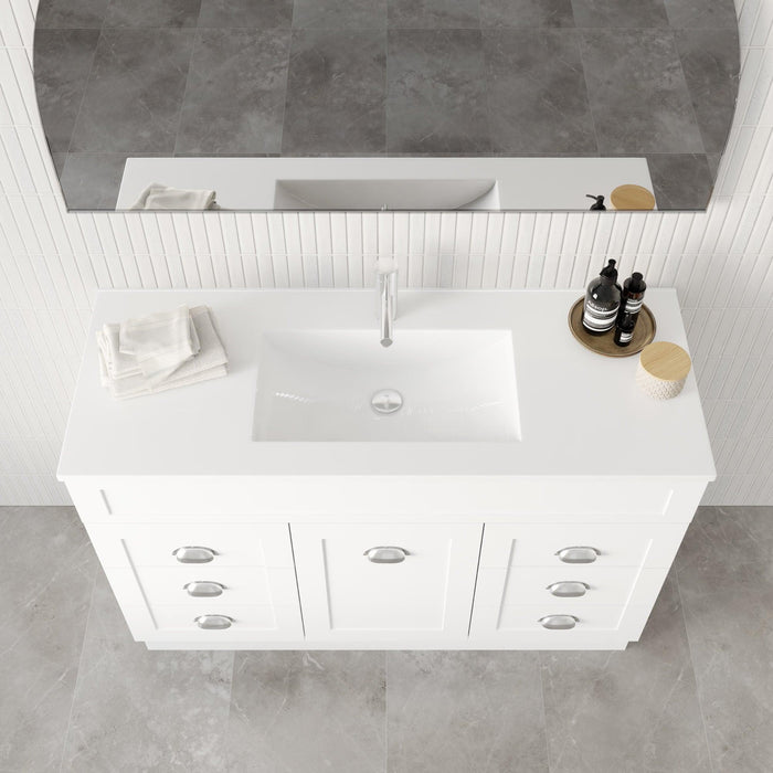 Marquis Bowral Freestanding Vanity - Ideal Bathroom CentreBowral 1600mmNova Acrylic TopCentre Basin