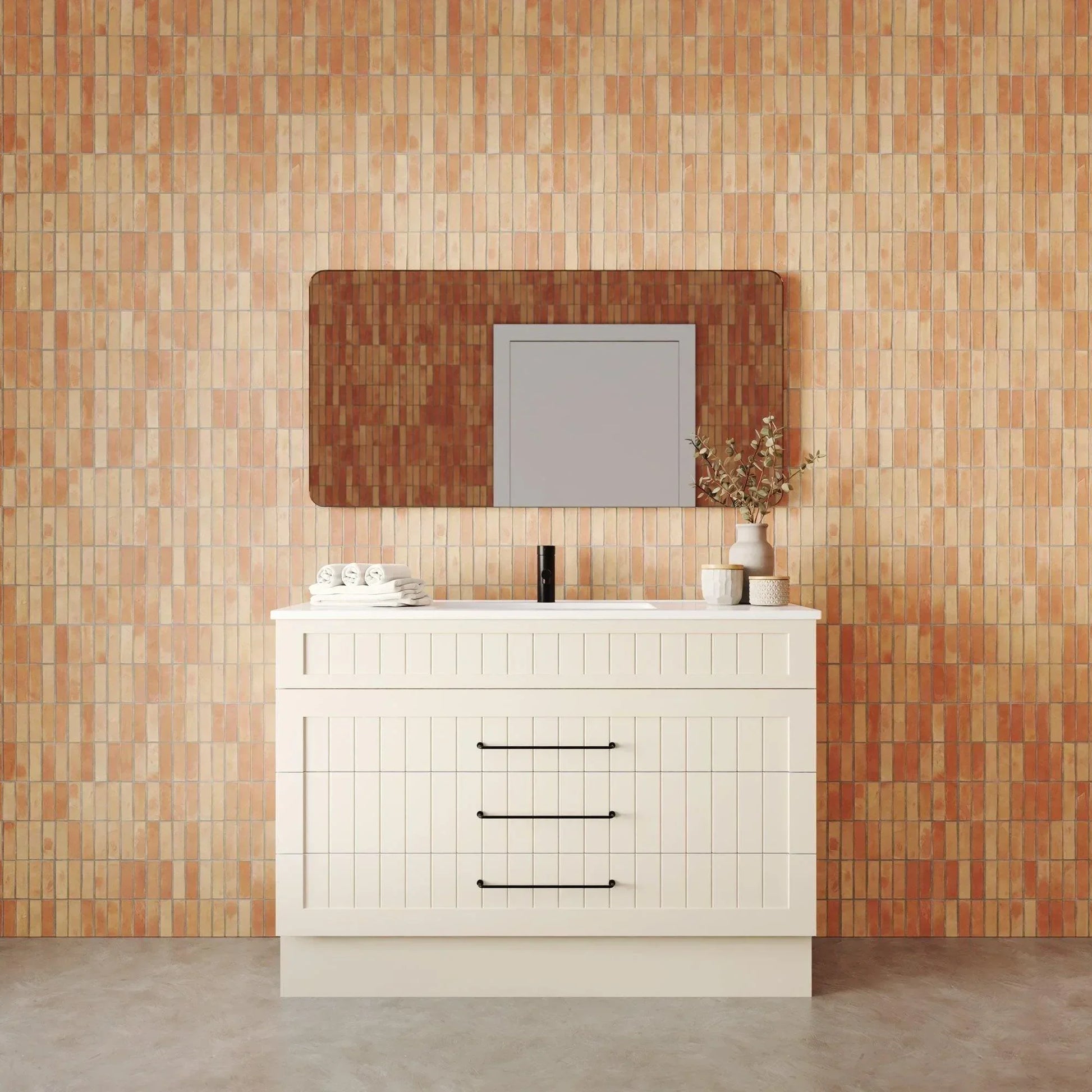 Marquis Kiama All Drawer Freestanding Vanity - Ideal Bathroom CentreKiama 12600mmNova Acrylic TopCentre Basin