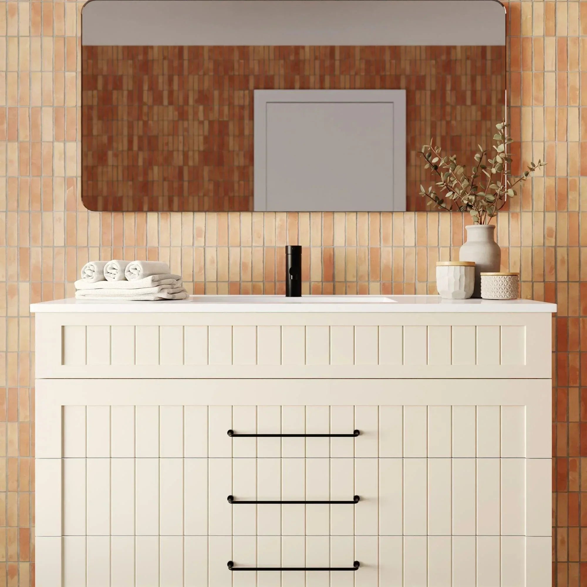Marquis Kiama All Drawer Freestanding Vanity - Ideal Bathroom CentreKiama 12600mmNova Acrylic TopCentre Basin