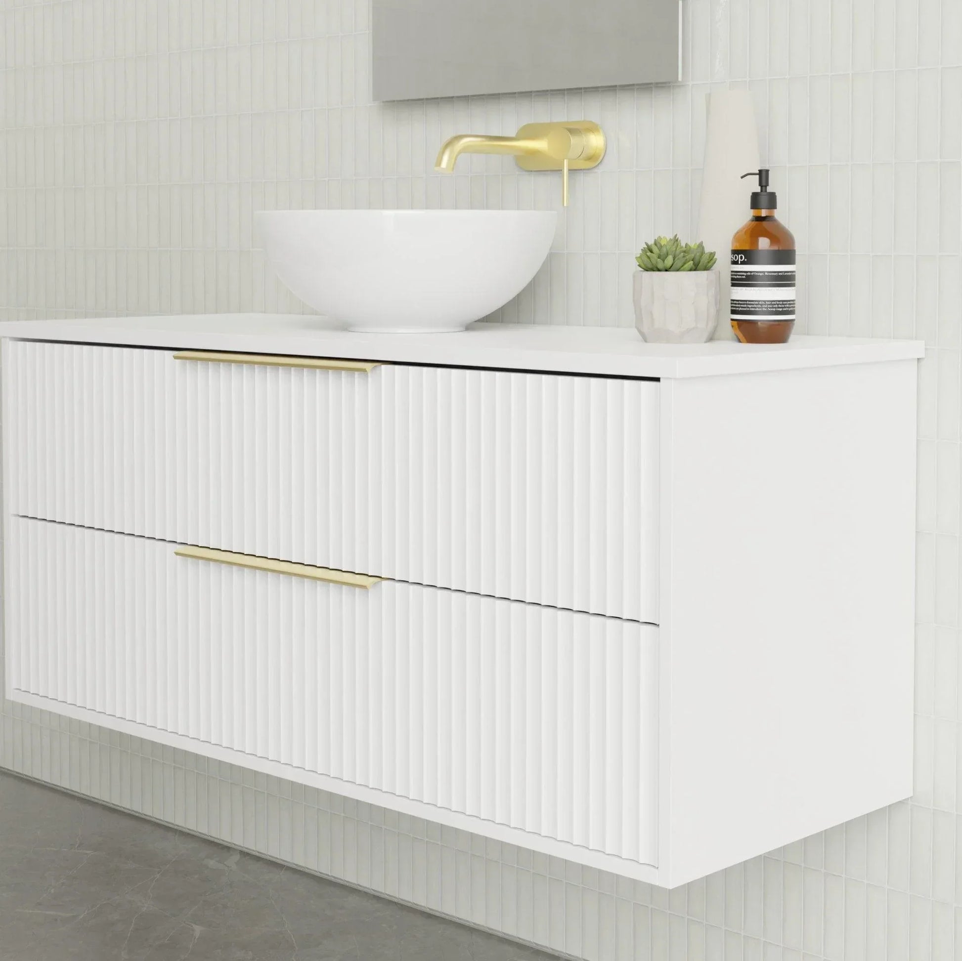 Marquis Lake All Drawer Wall Hung Vanity - Ideal Bathroom CentreLake 1 - SC - 2D600mmCentre Basin