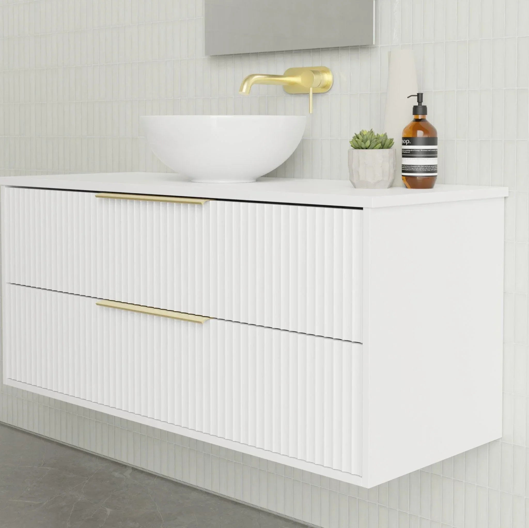 Marquis Lake All Drawer Wall Hung Vanity - Ideal Bathroom CentreLake 1 - SC - 2D600mmCentre Basin