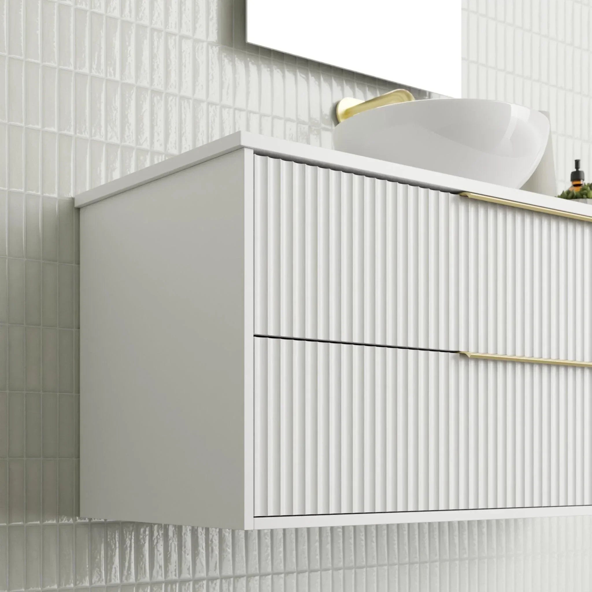 Marquis Lake All Drawer Wall Hung Vanity - Ideal Bathroom CentreLake 1 - SC - 2D600mmCentre Basin