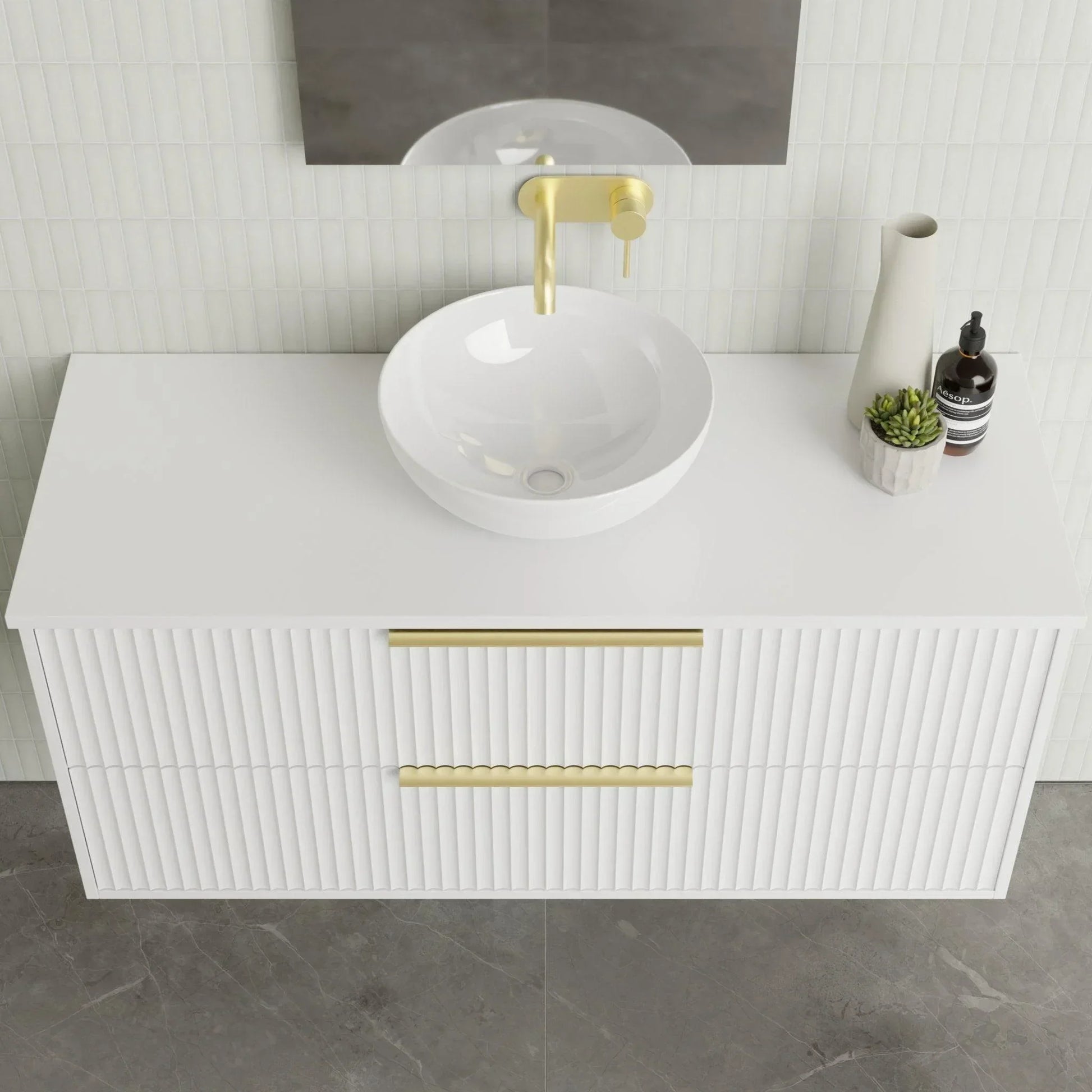 Marquis Lake All Drawer Wall Hung Vanity - Ideal Bathroom CentreLake 1 - SC - 2D600mmCentre Basin