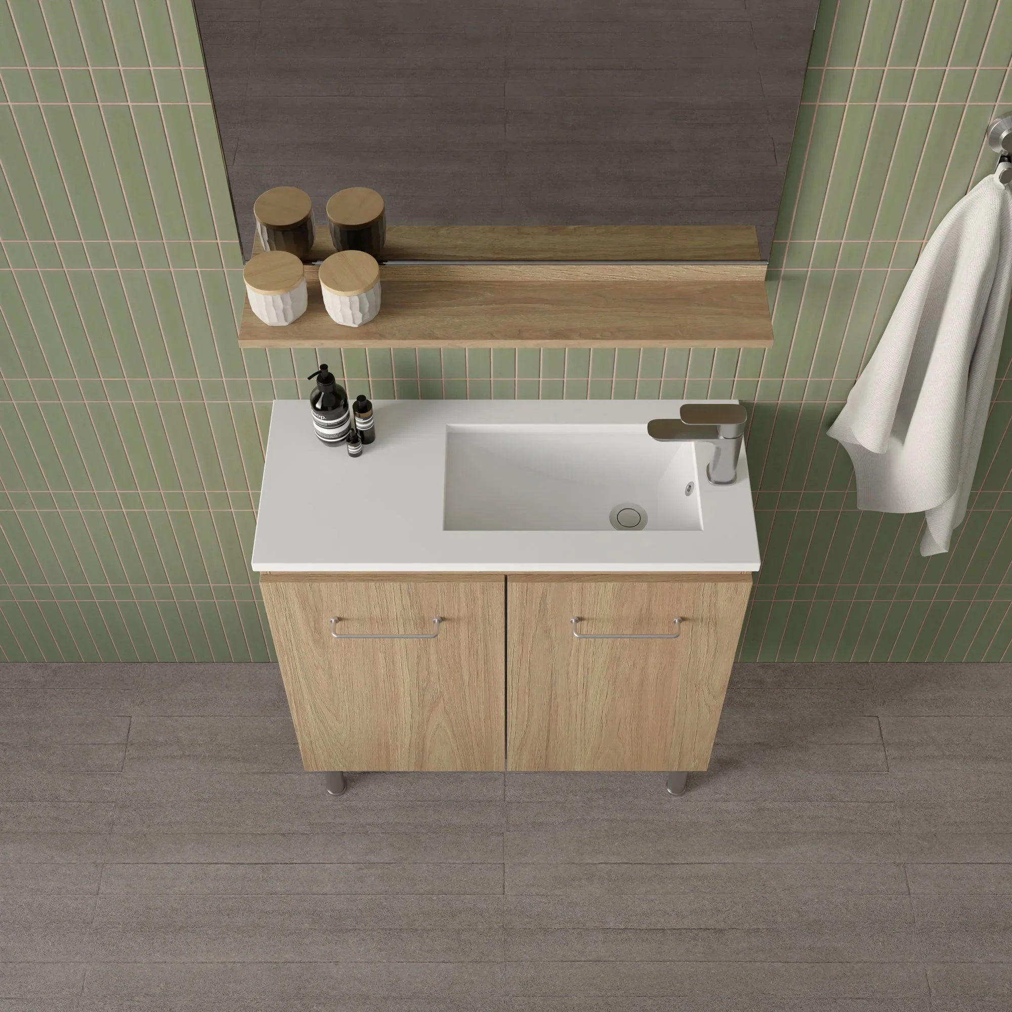 Marquis Phoenix Compact Vanity - Ideal Bathroom CentrePhoenix Compact 1600mmWall HungNova