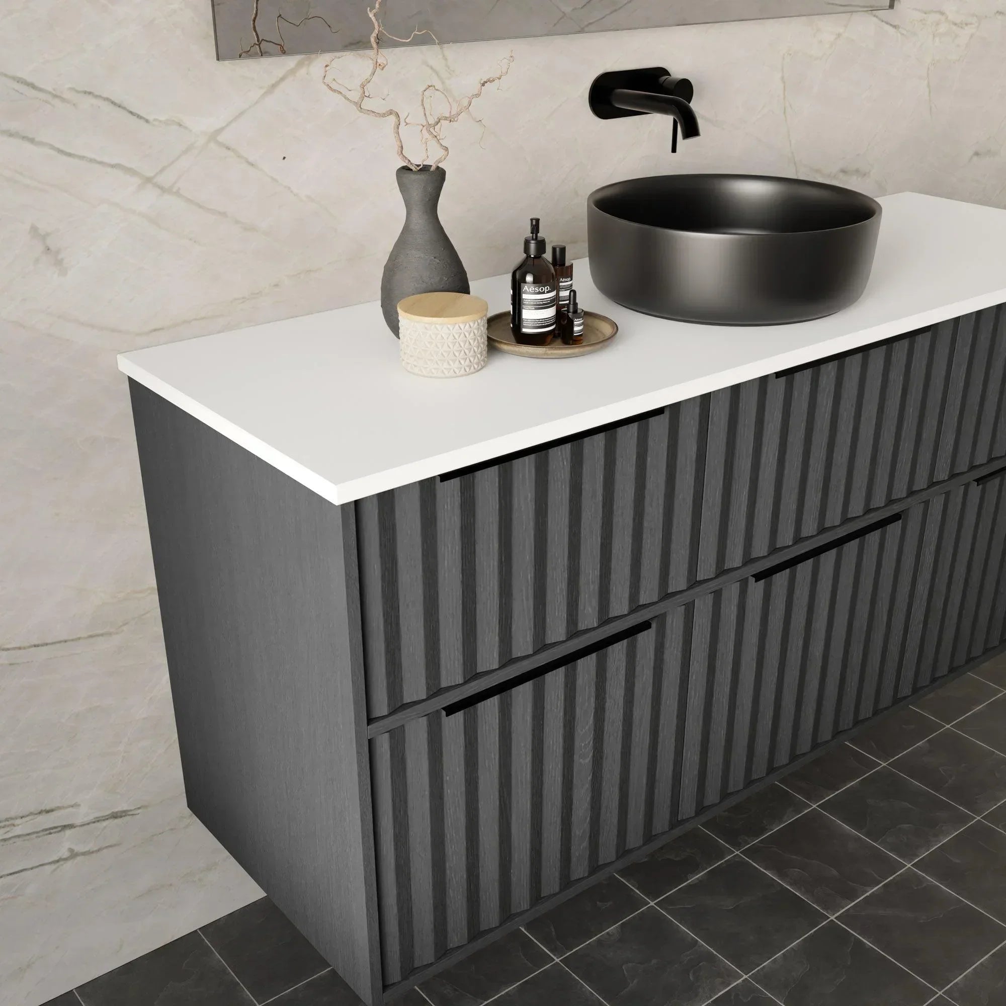 Marquis Salamander Wall Hung Vanity - Ideal Bathroom CentreHamilton 1 - SC600mmCentre Basin