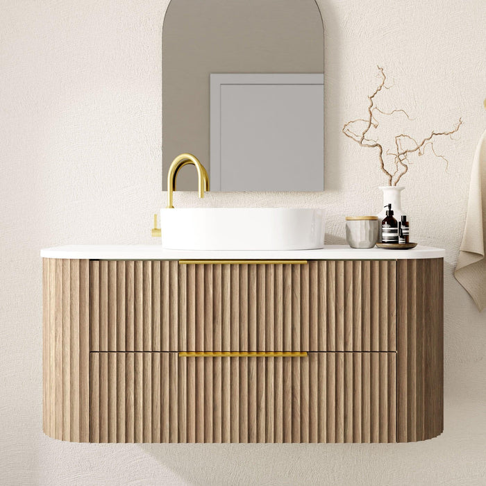 Marquis Shore 2 Drawer Wall Hung Vanity - Ideal Bathroom CentreShore 1 - Centre - 2D - Symphony750mmCentre Basin