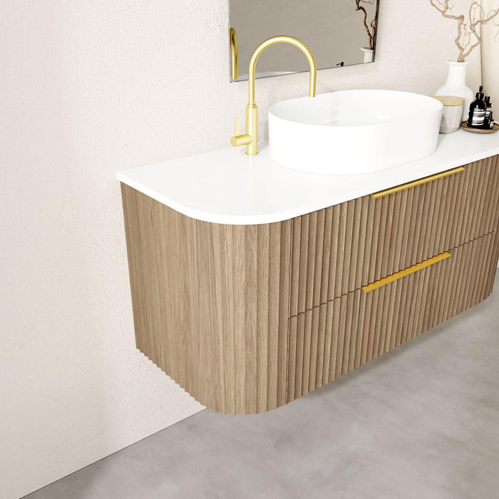 Marquis Shore 2 Drawer Wall Hung Vanity - Ideal Bathroom CentreShore 1 - Centre - 2D - Symphony750mmCentre Basin