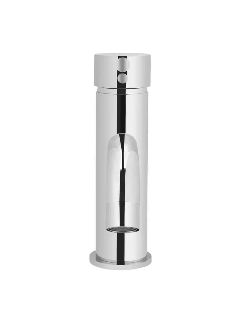 Meir Round Basin Mixer Curved | Chrome