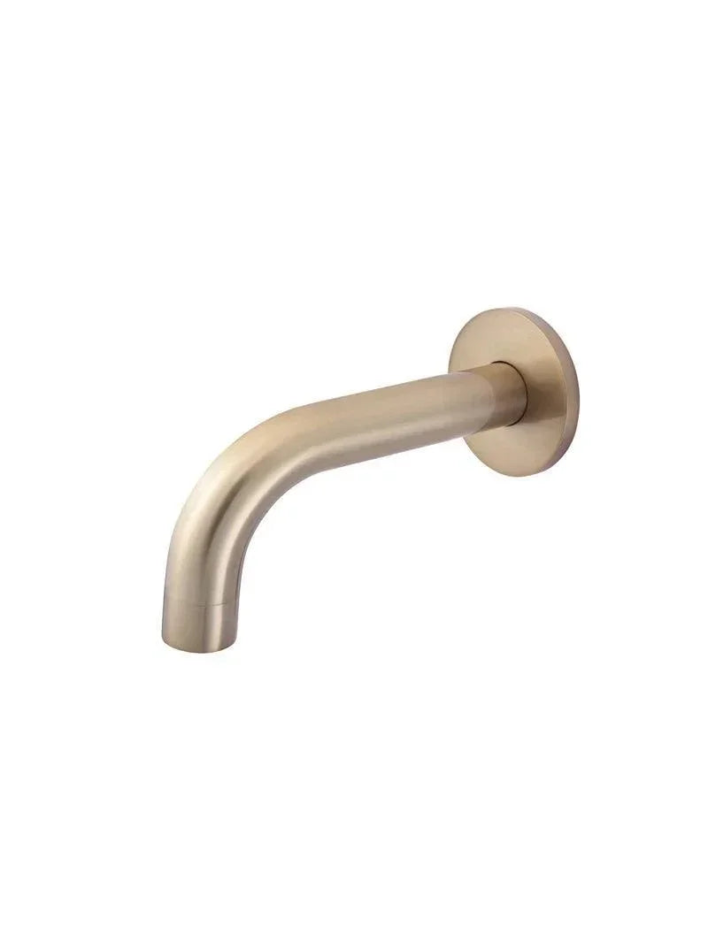 Meir Round Curved Spout 130mm | Champagne