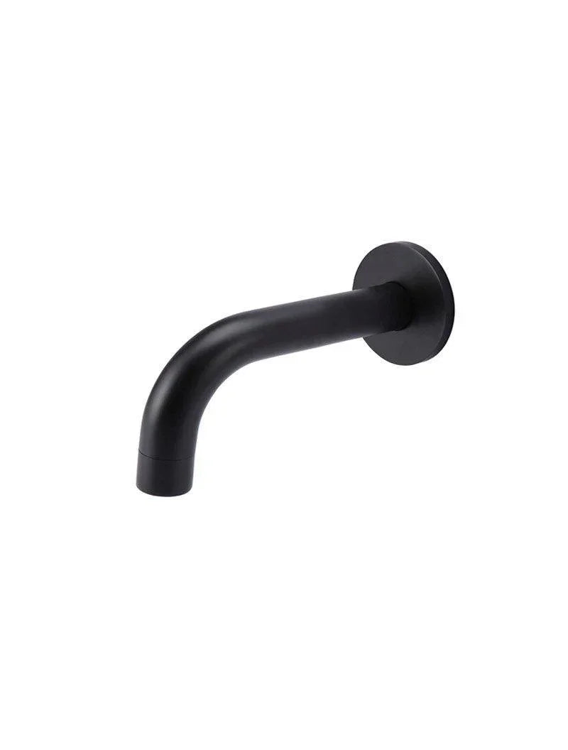 Meir Round Curved Spout 130mm | Matte Black