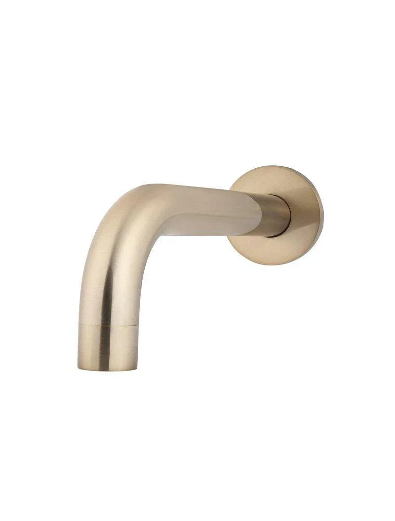 Meir Round Curved Spout 200mm | Polished Chrome
