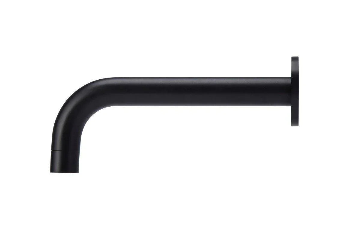Meir Round Curved Spout 200mm | Matte Black