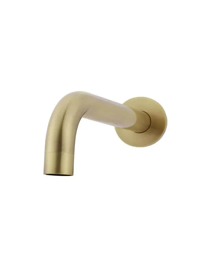 Meir Round Curved Spout 200mm | Brushed Nickel